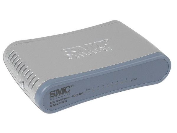 Switch SMC FS8 Fast Ethernet de sobremesa, 8 puertos 10/100