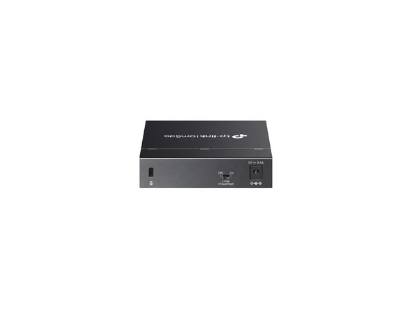 Switch, TP-Link, Omada DS105G, 5 Puertos, 10/100/1000Mbps, Gigabit, No Administrable, Color Negro.