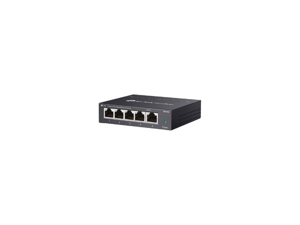 Switch, TP-Link, Omada DS105G, 5 Puertos, 10/100/1000Mbps, Gigabit, No Administrable, Color Negro.