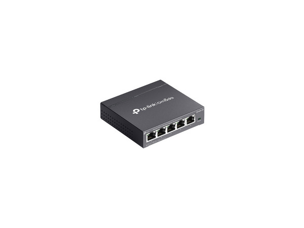 Switch TP-Link Omada DS105G-M2 5 Puertos 2.5G No Administrable Fanless Carcasa Metálica Negro.