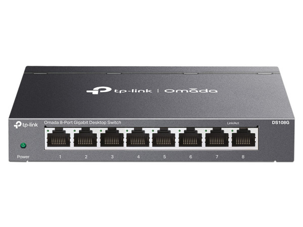 Switch TP-Link Omada DS108G de 8 puertos, 10/100/1000Mbps Gigabit Ethernet