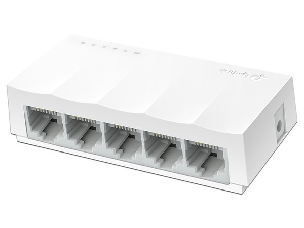 Switch TP-Link LS1005(UN) de 5 Puertos, 10/100 Mbps. Color Blanco.