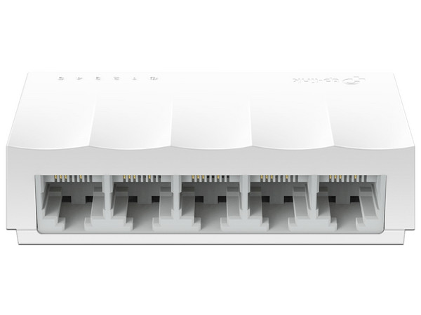 Switch No Administrable TP-LINK LS1005 V1.4, 5 Puertos RJ-45 100Mbps. Color Blanco.