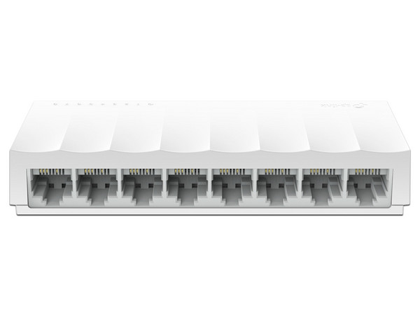 Switch TP-Link LS1008(UN) de 8 puertos 10/100/1000Mbps. Color Blanco.