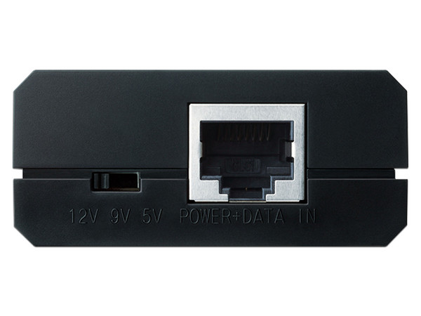 Splitter PoE Tp-LinK TL-POE10R, une la señal de datos de un switch junto con la energía de un adaptador de corriente para ofrecer una salida PoE. 