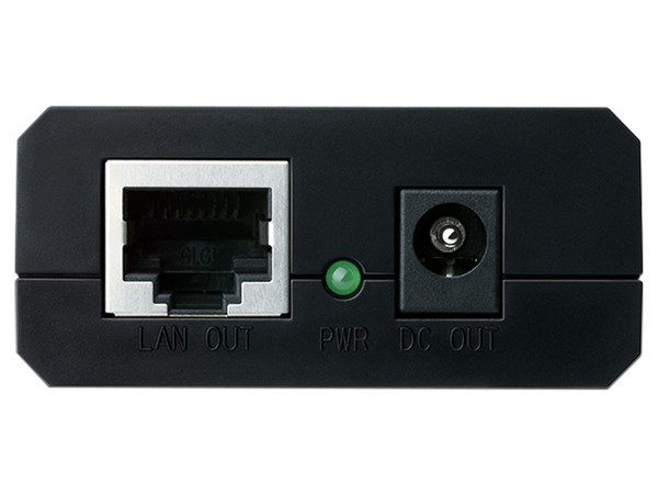 Splitter PoE Tp-LinK TL-POE10R, une la señal de datos de un switch junto con la energía de un adaptador de corriente para ofrecer una salida PoE. 
