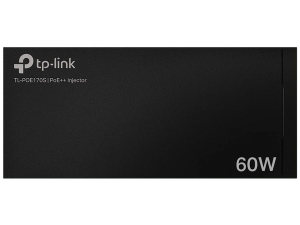 Inyector de Corriente Tp-Link TL-POE170S, 2 puertos Gigabit Ethernet, PoE, 60W, Color Negro.
