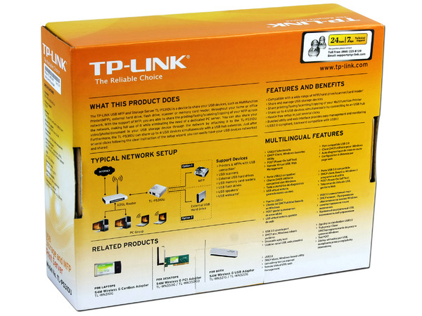 Servidor de Almacenamiento e Impresora multifunción TP-LINK, USB2.0