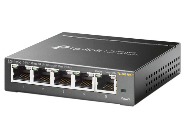 Switch Easy Smart Gigabit TP-LINK de 5 Puertos, 10/100/1000 Mbps.