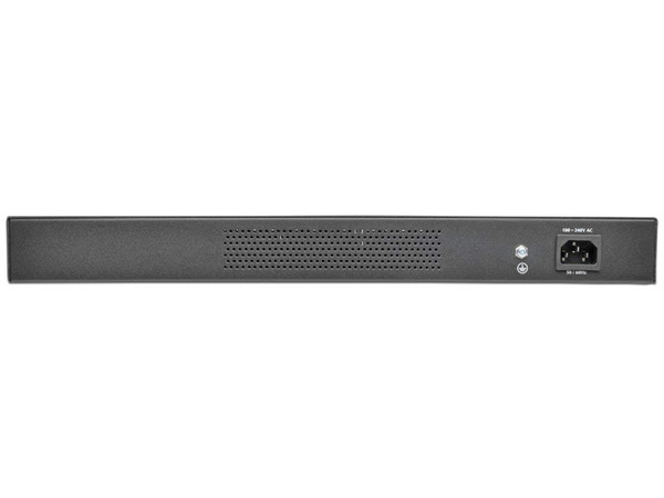 Switch No Administrable Tripp-Lite NG24 de 24 puertos 10/100/1000 Mbps, para escritorio y montaje en rack.