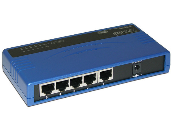 Switch Zonet de 5 Puertos 10/100Mbps