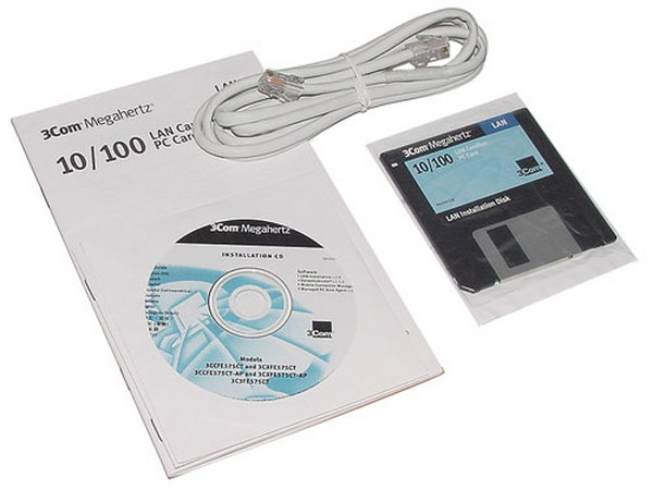 Tarjeta CardBus 3Com® Megahertz® 10/100 LAN con Conector XJACK®