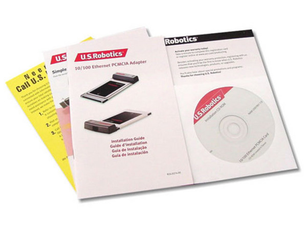 Tarjeta de RED para PCMCIA US Robotics 10/100Mbps