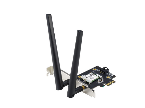 Tarjeta de Red ASUS PCE-AX1800, Wi-Fi 6 Dual Band, Tecnología OFDMA y MU-MIMO, Bluetooth Integrado.