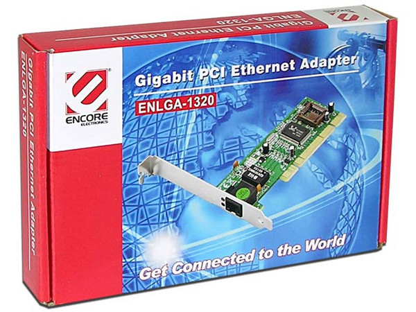 T. de Red Encore Gigabit PCI Card 10/100/1000Mbps