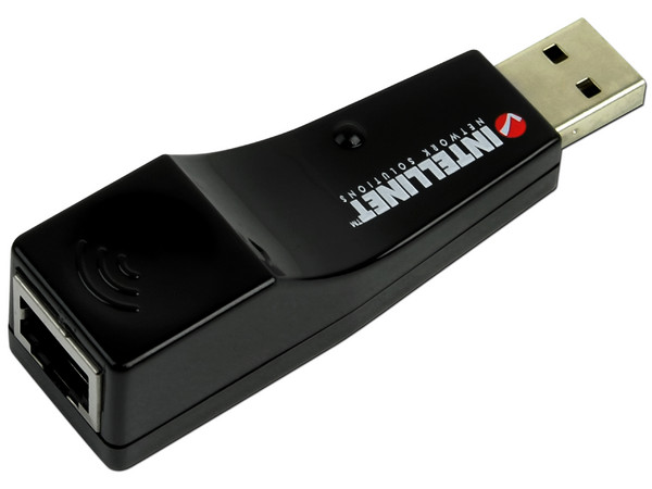 Mini Adaptador Intellinet USB a Fast-Ethernet
