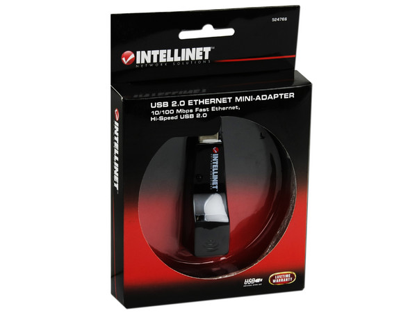 Mini Adaptador Intellinet USB a Fast-Ethernet