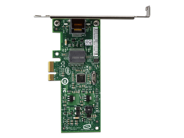 Tarjeta adaptadora de red Intel con 1 puerto Gigabit Ethernet 10/1001000Mbps, PCIe x1.