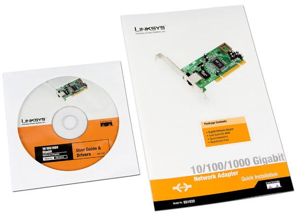 Tarjeta de Red Linksys Gigabit, 10/100/1000 Ethernet PCI.   