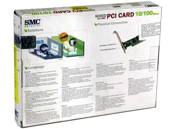 Tarjeta de Red SMC EZ Card de 10/100Mbps, PCI
