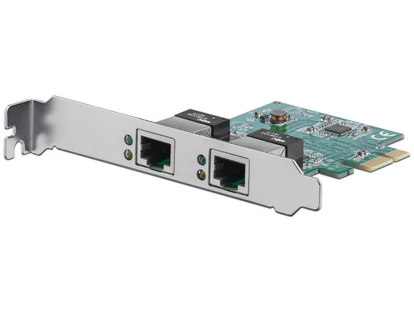 Tarjeta de Red StarTech con dos puertos Gigabit 10/100/1000 Mbps, PCI Express x1.