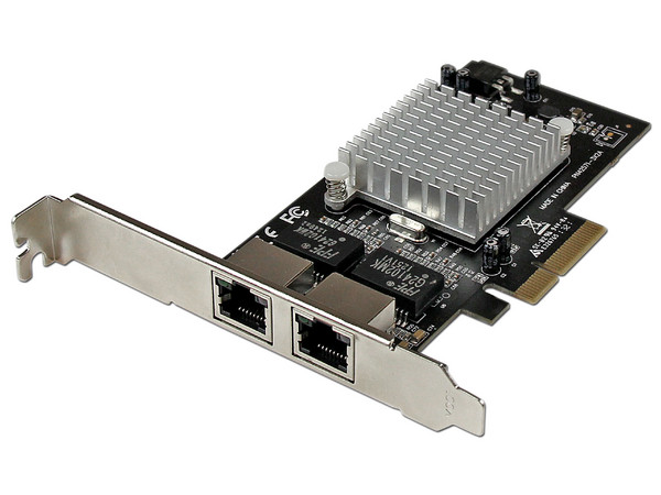 Tarjeta Adaptador de Red PCI Express PCI-E Gigabit Ethernet con 2 Puertos RJ45 Chipset Intel i350