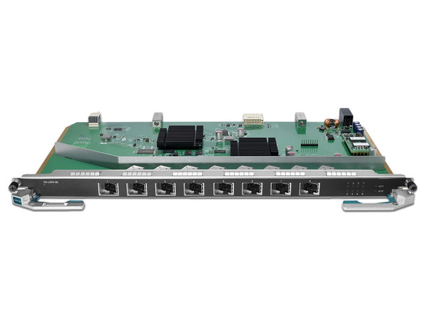 Tarjeta de Servicio 8 Puertos GPON para OLT DSP8000X2, hasta 1024 clientes, distancias hasta 20 km, intercambio en caliente.