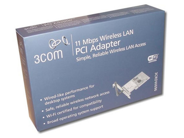 Tarjeta de RED 3COM Inalámbrica, Air Connect, PCI.