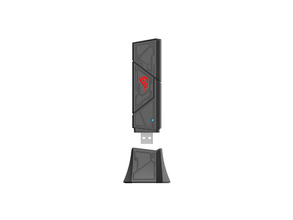 Adaptador Inalámbrico USB ASUS ROG USB-BE92, Triple Banda, Wireless AC (Wi-Fi 7), Hasta 6500Mbps, USB.