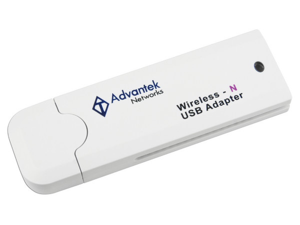 Adaptador  USB Advantek Wireless-N IEEE 802.11n/2.4GHz, 300Mbps