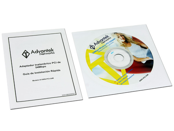 Tarjeta de Red Advantek, Inalámbrica IEEE 802.11b/g, 54Mbps, PCI