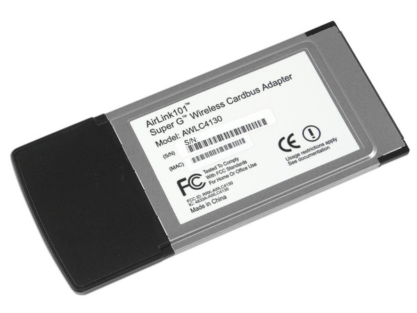 Tarjeta AirLink 101 Super G Cardbus Inalámbrica hasta 108Mbp IEEE 802.11g/b