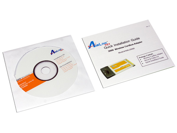 Tarjeta AirLink 101 300N Cardbus Inalámbrica hasta 300Mbp IEEE 802.11n
