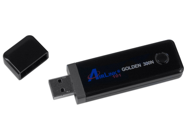 Adaptador USB AirLink101 Wireless Golden 300N hasta 300Mbps