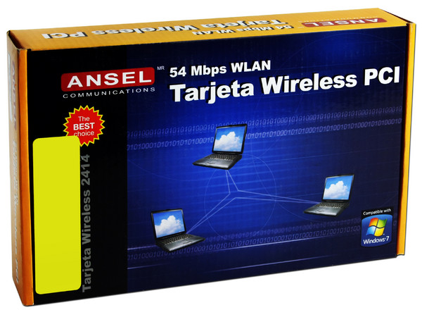 Tarjeta de Red ANSEL, Inalámbrica IEEE 802.11g/b, 54Mbps, PCI 2.2