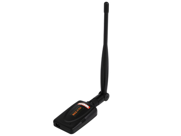 Adaptador Inalámbrico USB Ansel, 802.11b/g/n con Antena Amplificadora