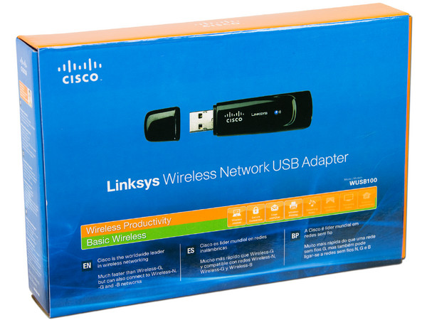 Adaptador Inalámbrico USB Cisco, Wireless N.