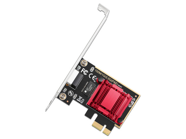 Tarjeta de Red Cudy PE25, Hasta 2500 Mbit/s, PCI Express.