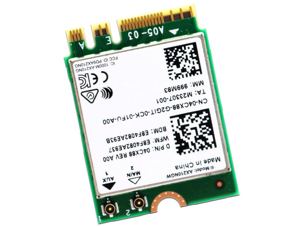 Tarjeta de Red inalámbrica Wi-Fi Intel AX210, 4CX88, 89572936, Wi-Fi 6, Bluetooth 5.3, M.2.