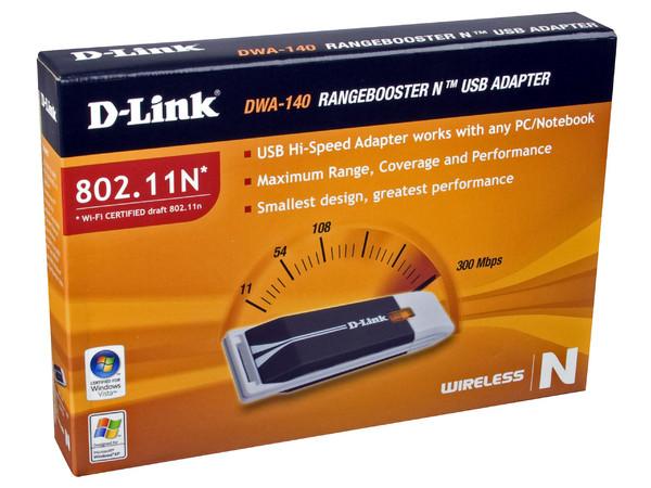 Adaptador USB D-Link RangeBooster N650 Wireless 802.11N
