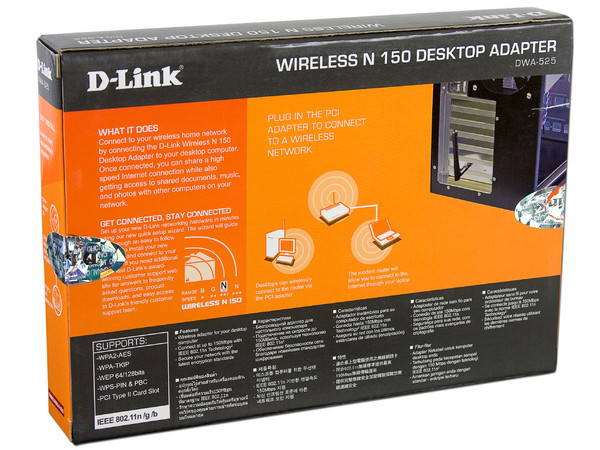 Tarjeta de Red D-Link, Inalámbrica IEEE 802.11n, 150Mbps, PCI