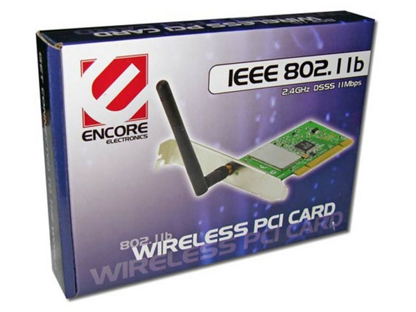 Tarjeta de Red Encore, Inalámbrica IEEE 802.11B, 11 Mbps, PCI