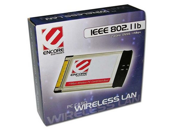Tarjeta de Red Encore, Inalámbrica de 11Mbps IEEE 802.11B, PCMCIA