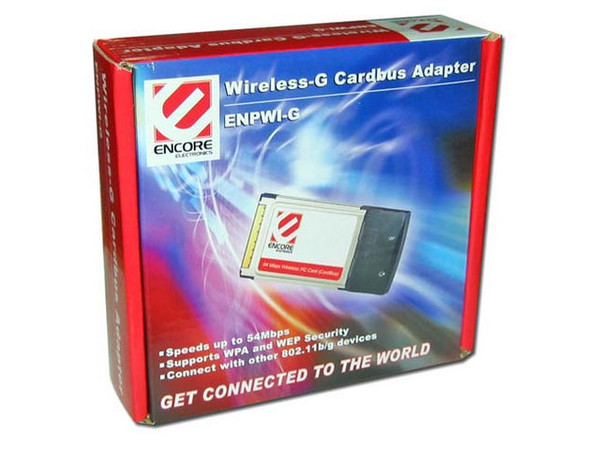 Tarjeta de Red Encore, Inalámbrica de 54Mbps, 802.11b/g, PCMCIA
