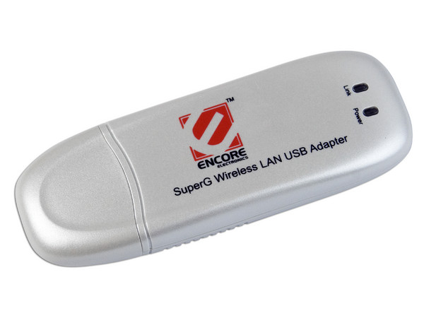 Adaptador Encore USB 802.11G Wireless Super G, 108Mbps