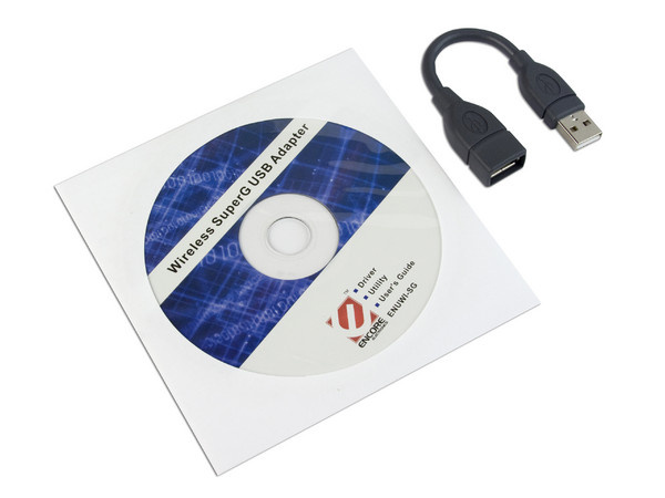 Adaptador Encore USB 802.11G Wireless Super G, 108Mbps