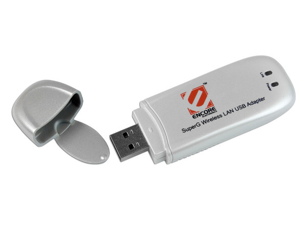 Adaptador Encore USB 802.11G Wireless Super G, 108Mbps