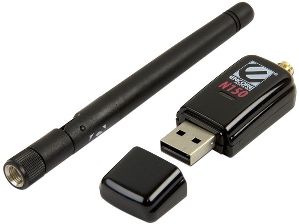  Adaptador Inalámbrico USB Encore N150, con Antena Amplificadora