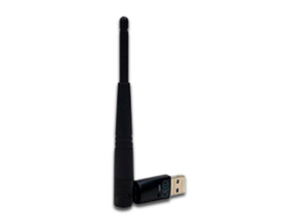 Adaptador Inalámbrico USB Para Cámaras de Seguridad Geovision GV-WIFI, (Wi-Fi 4), USB 2.0, Color Negro.