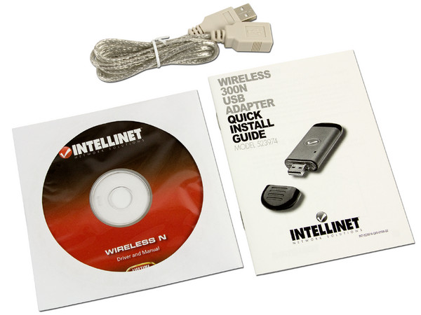Adaptador Inalámbrico USB Intellinet 300N